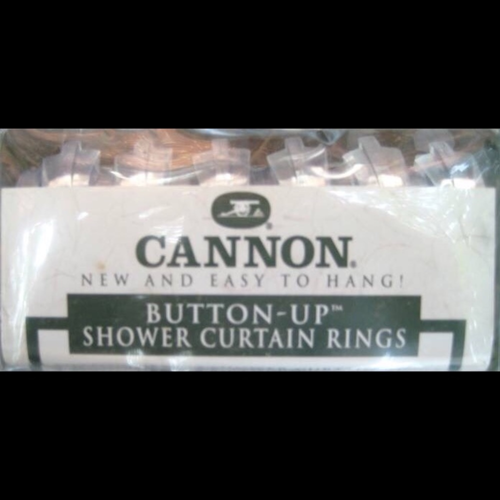 NEW Set of Clear Shower Curtain Rings